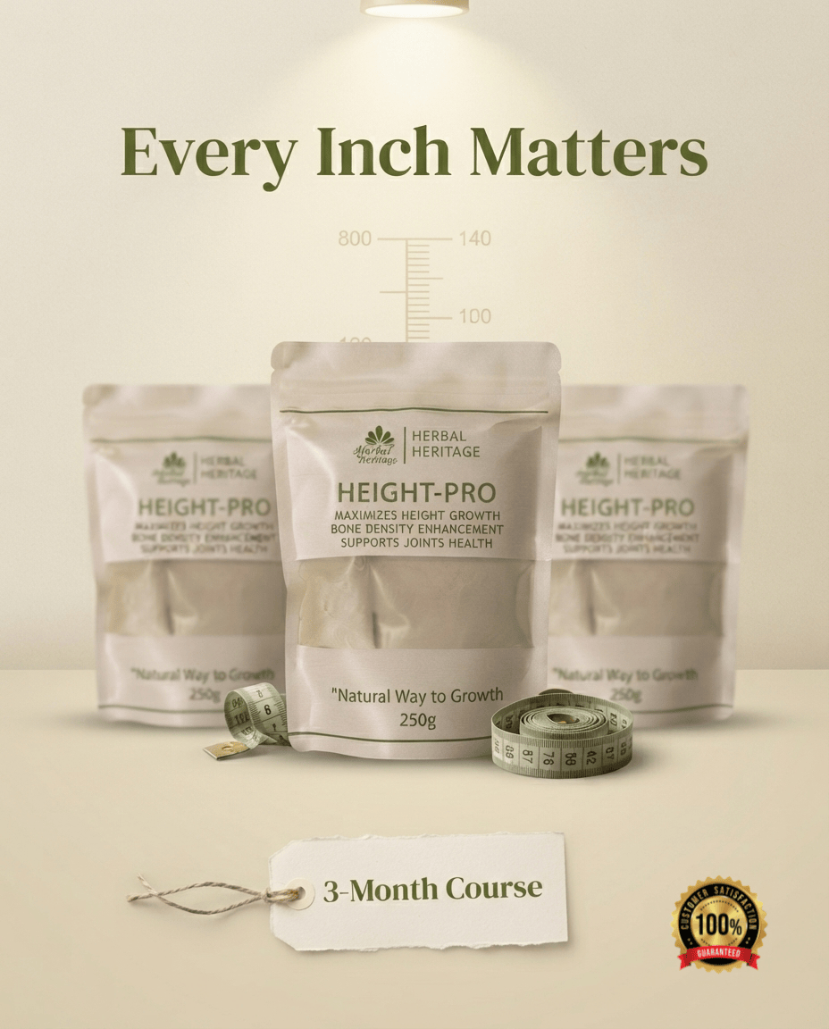HeightPro Complete Growth Course — 3 Month Pack